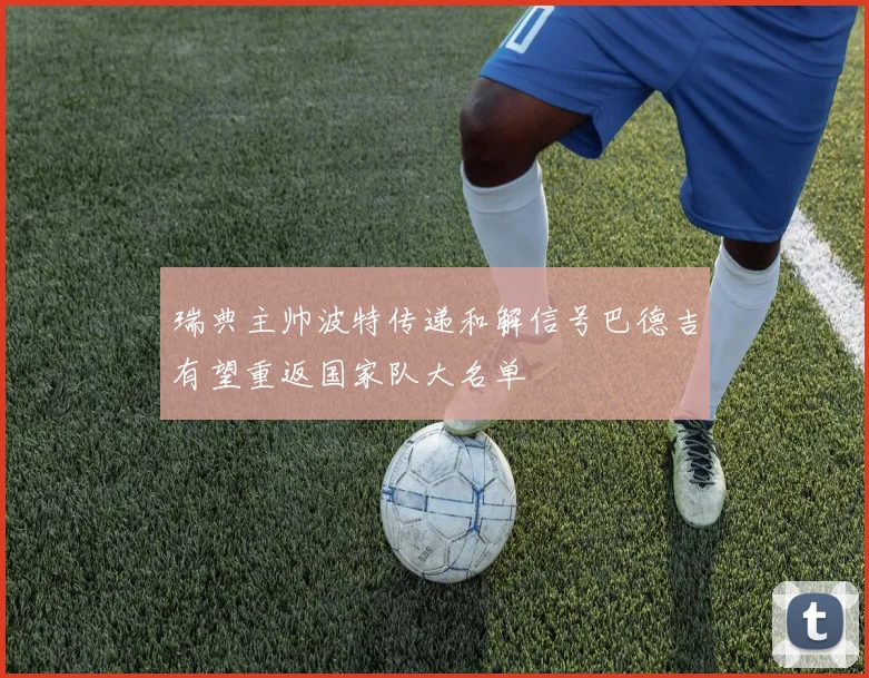 瑞典主帅波特传递和解信号巴德吉有望重返国家队大名单